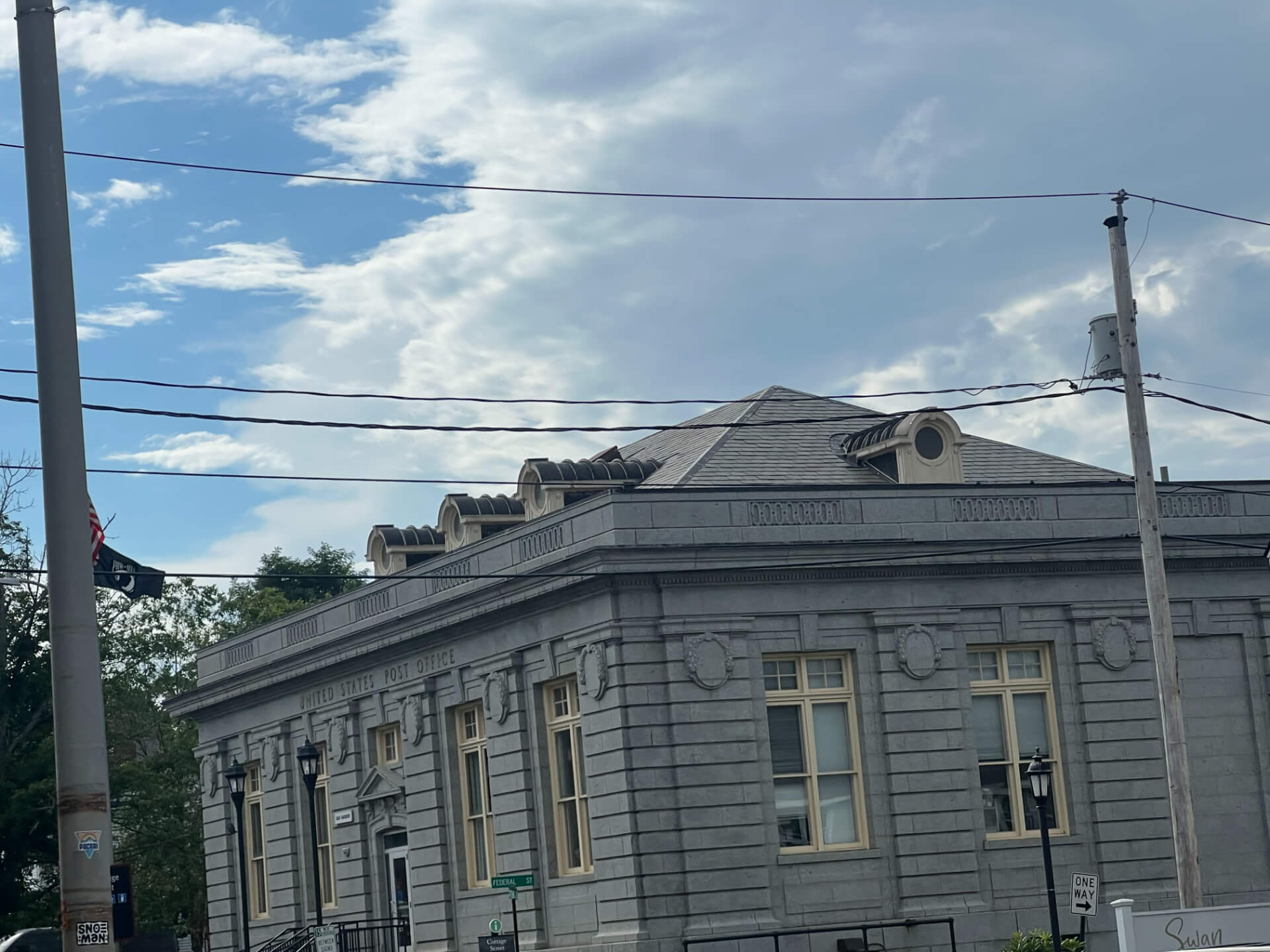 Bar Harbor ME Post Office Slate Roof Repair